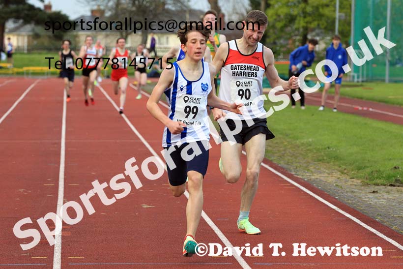 1500 metres, 2023 NE Grand Prix 1, Monkton. Photo: David T. Hewitson/Sports for All Pics
